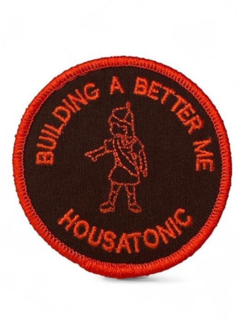 Vintage Girl Scouts Housatonic "Building A Better Me" Round Patch